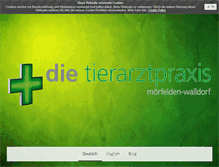 Tablet Screenshot of die-tierarztpraxis.eu